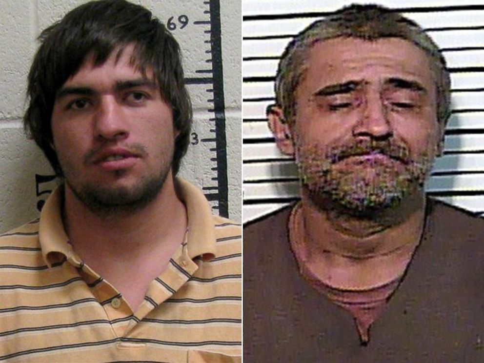 PHOTO: Matthew Ryan Wallace, 27, left, and Charles Edward Martin, 50, were both arrested for arson on separate incidents in connection with wildfires in Tennessee.