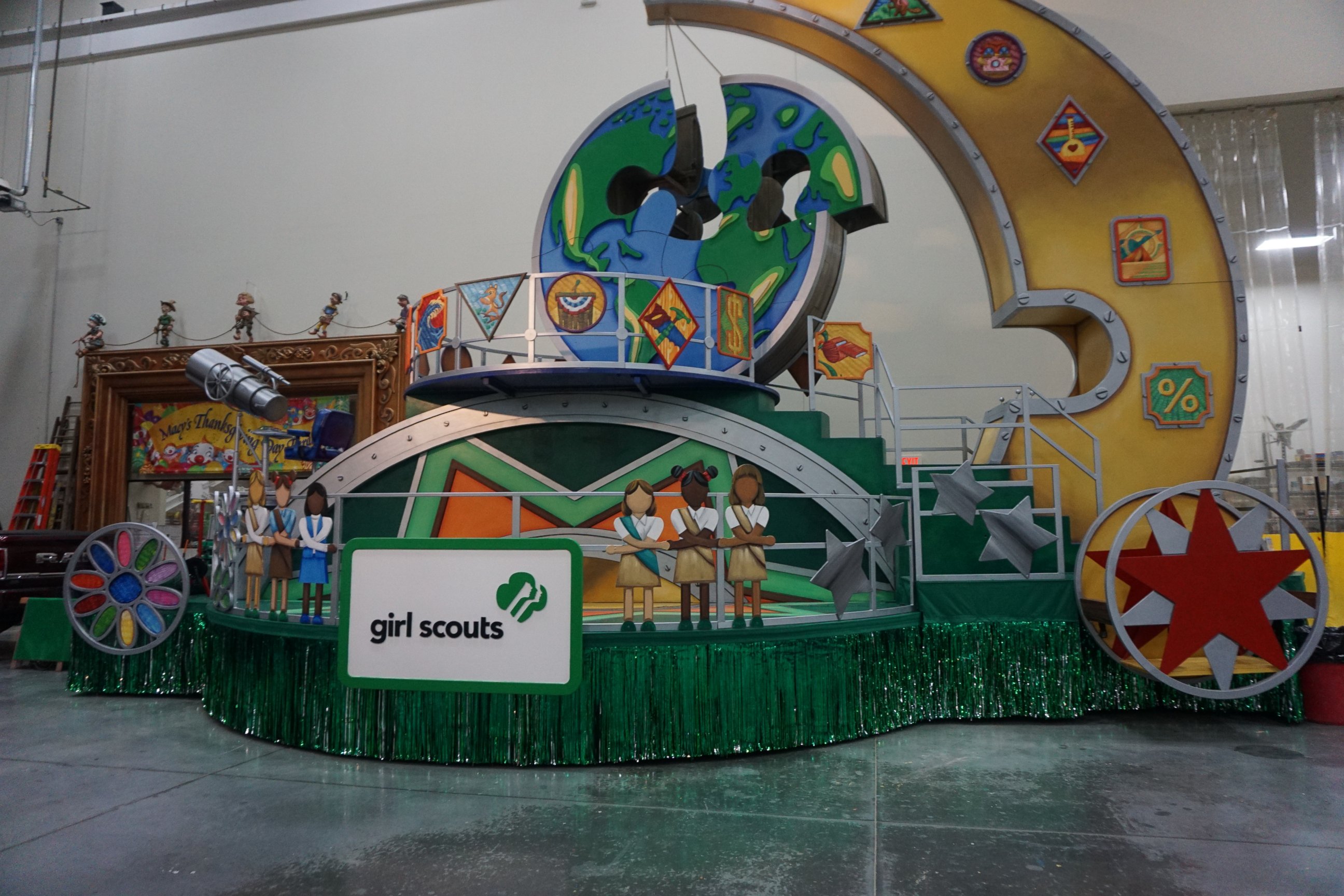 PHOTO: Building a Better World Girl Scouts of the USA float which will appear for the first time in the Macy's Thanksgiving Day Parade 2016. 