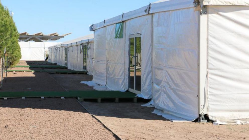 PHOTO: The temporary CBP facility in Tornillo, Texas, can hold up to 500 people and was set up to accommodate the surge of illegal immigrants on the U.S.-Mexico border.