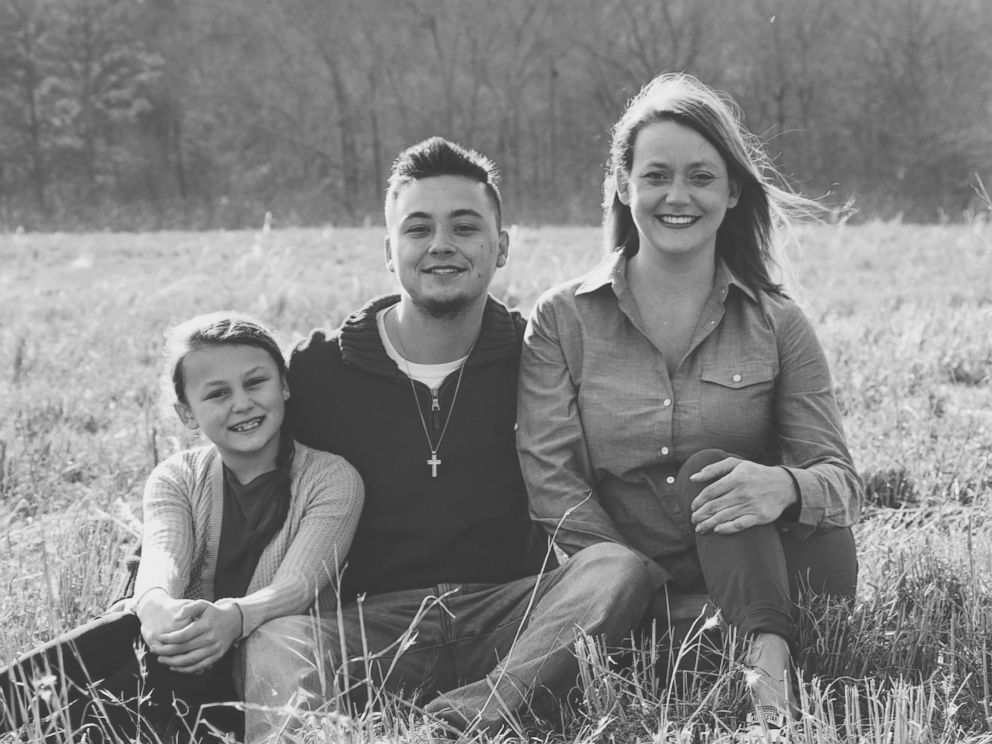 PHOTO: Lucas Segal, center, is pictured here with his younger sister on the left and his mother, Connie Dean, on the right. Segal is a senior at Lakeside High School in Arkansas and a youth ambassador for the Human Rights Campaign.