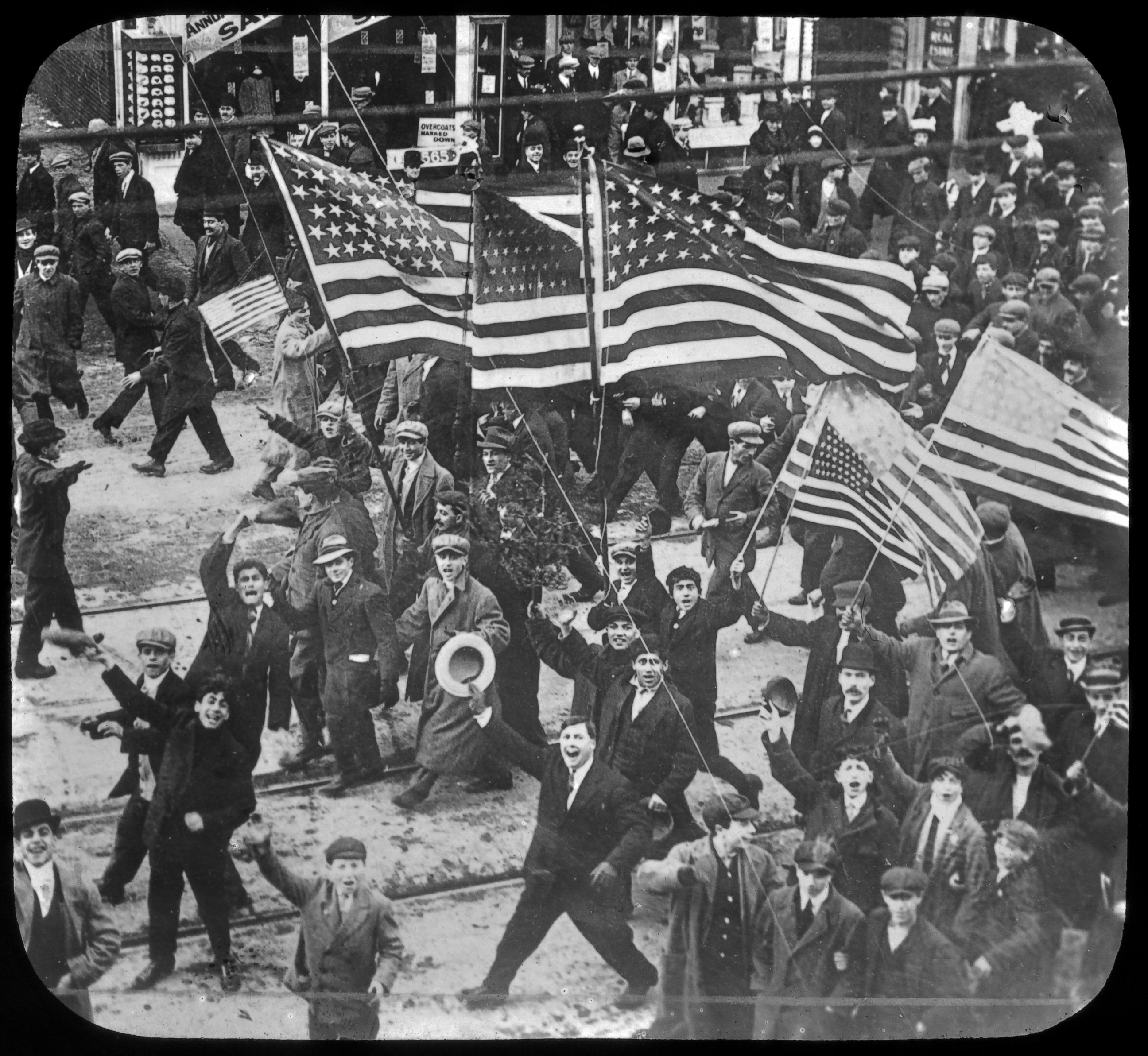 PHOTO: Parade through the streets upon the strikers' victory, 1912, Lawrence, Mass.