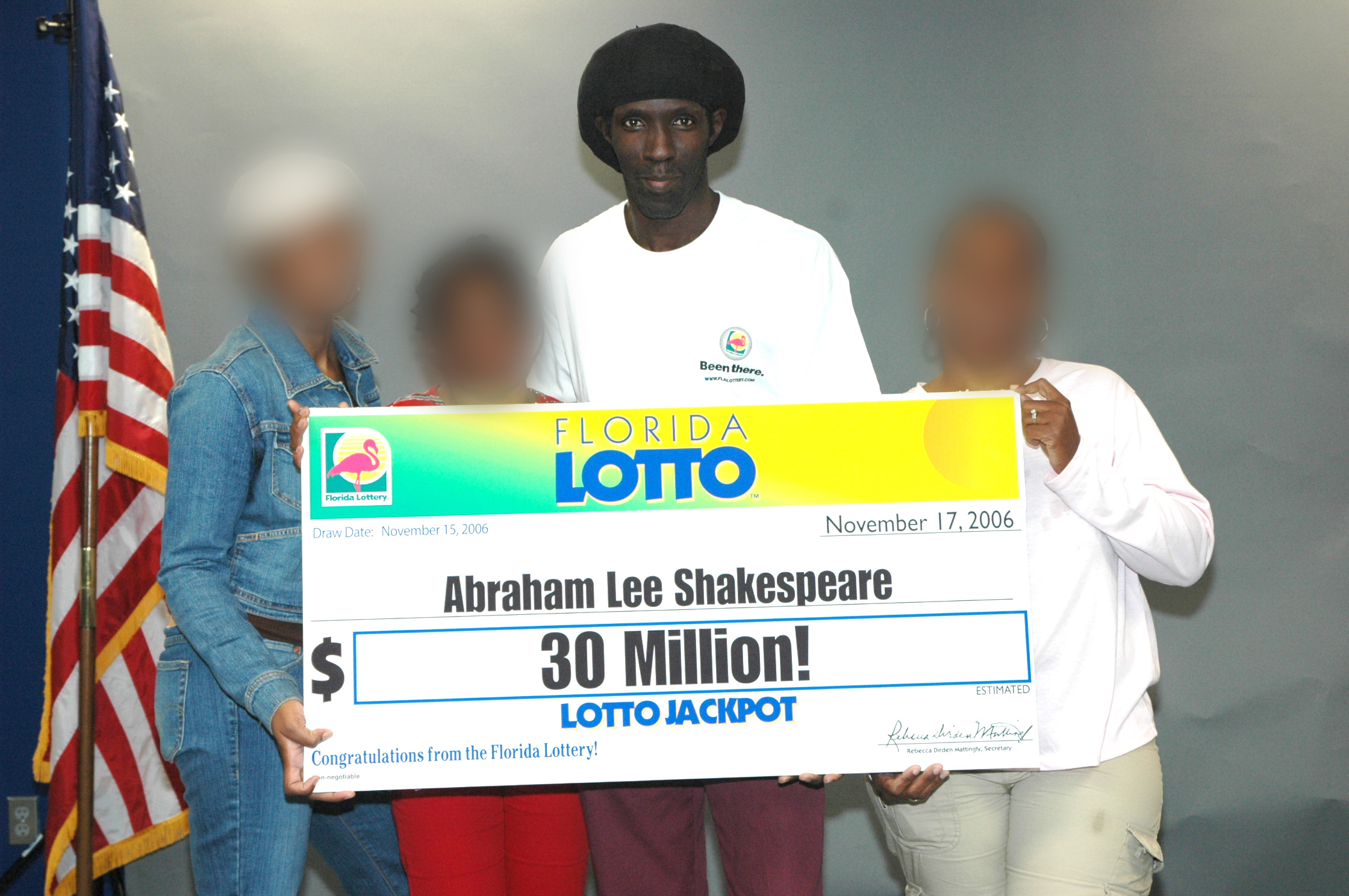 PHOTO: In this undated photo shows Florida lottery winner, Abraham Shakespeare, who won the lottery on Nov. 15, 2006.