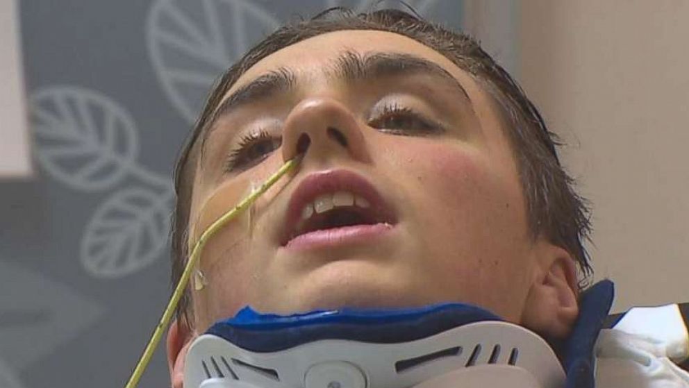 Sixteen-year-old Timmy Brodigan, who was critically injured in a deadly Amtrak derailment in Washington state last month.