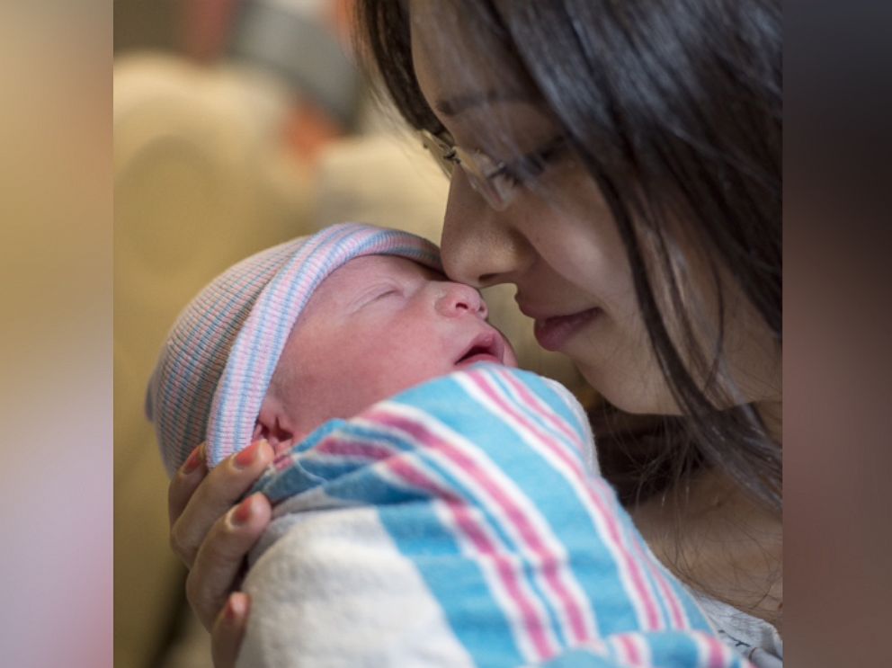 PHOTO: A second baby boy was born at Northwell Health’s Long Island Jewish Medical Center in Queens, N.Y. at the stroke of midnight, to parents Daniella and Eli Malakov, of Forest Hills, N.Y.