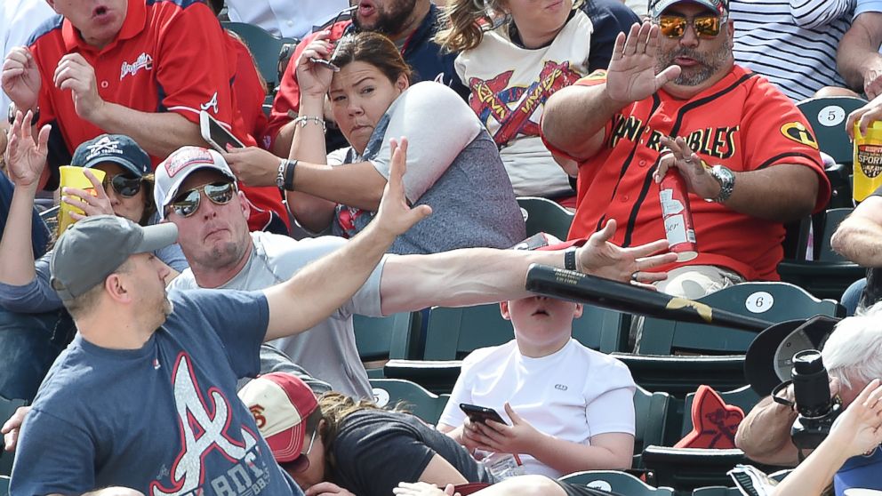 Dad's Thinking Saves Little Face at Baseball Game - ABC News