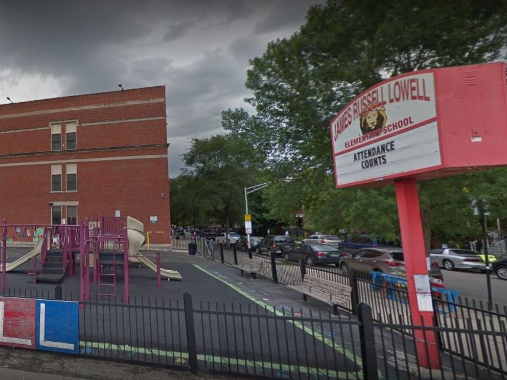 PHOTO: The James Russell Lowell Elementary School in Chicago, Illinois.