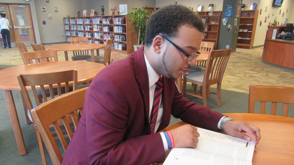 PHOTO: Chicago-area high school senior Christian Davis has been accepted to more than three dozen colleges and universities, including four of the nation's ivy leagues.