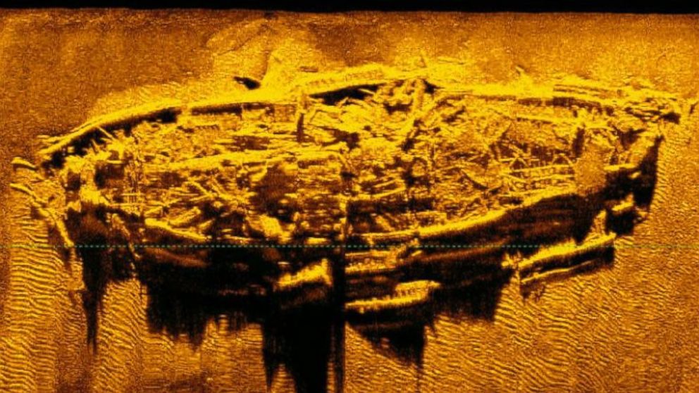 PHOTO: On Feb. 27, 2016, researchers and archaeologists of the North Carolina Office of State Archaeology and the Institute of International Maritime Research discovered what they believe is the shipwreck of a blockade runner from the Civil War. 