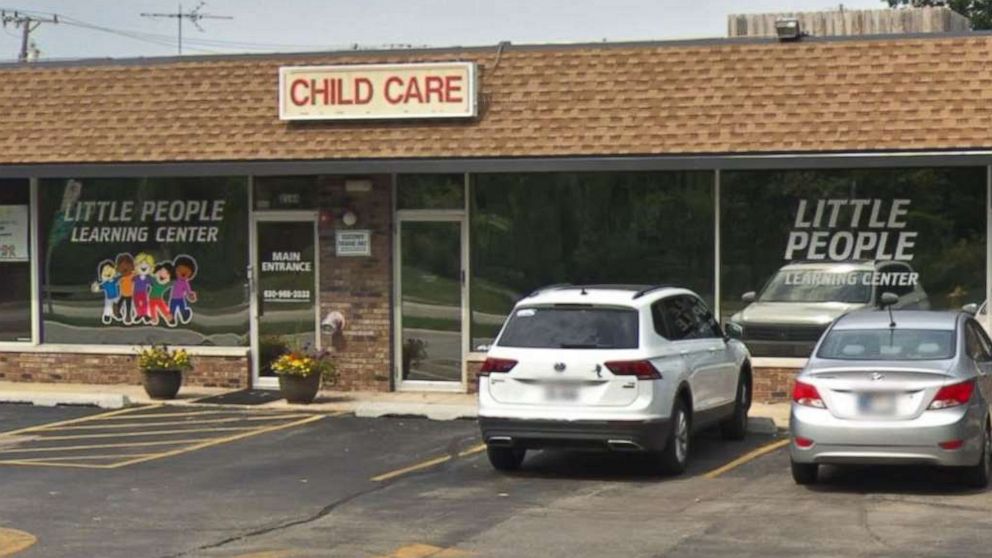 PHOTO: Investigators said surveillance footage from the Little People Learning Center, in Downers Grove, Illinois, showed former workers force feeding infants. 