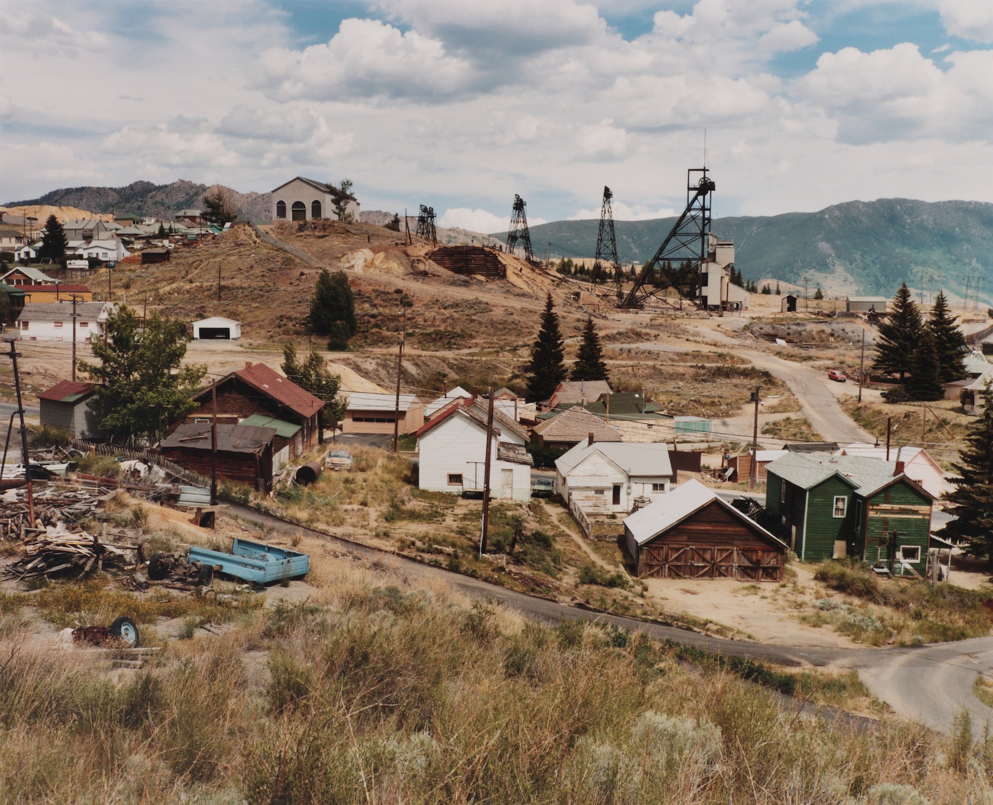 PHOTO: Mt. Con Mine and Centerville, Butte, Montana, 1985.