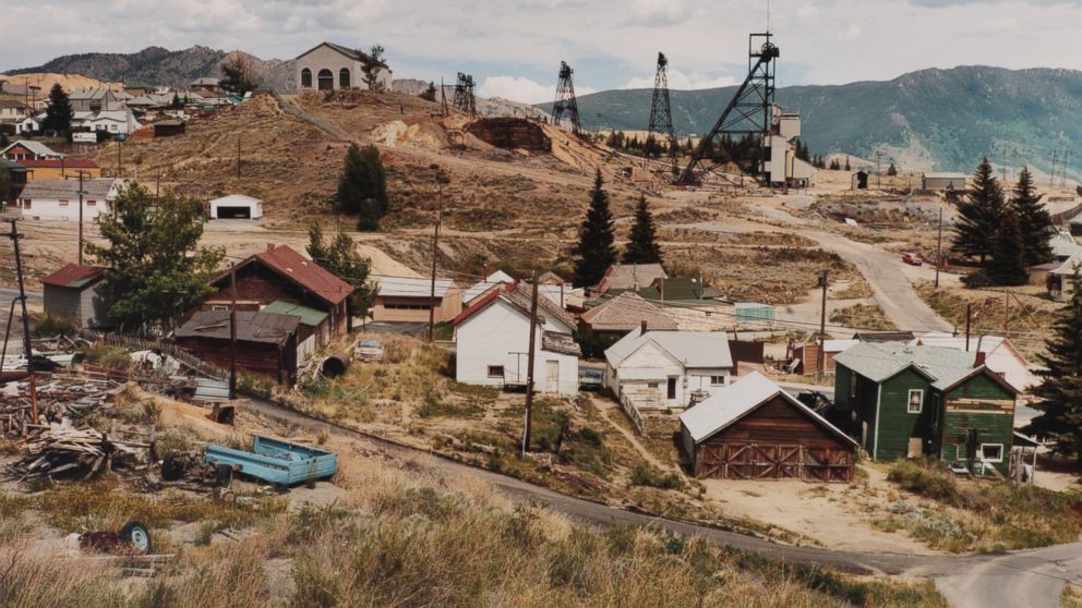 PHOTO: Mt. Con Mine and Centerville, Butte, Montana, 1985.