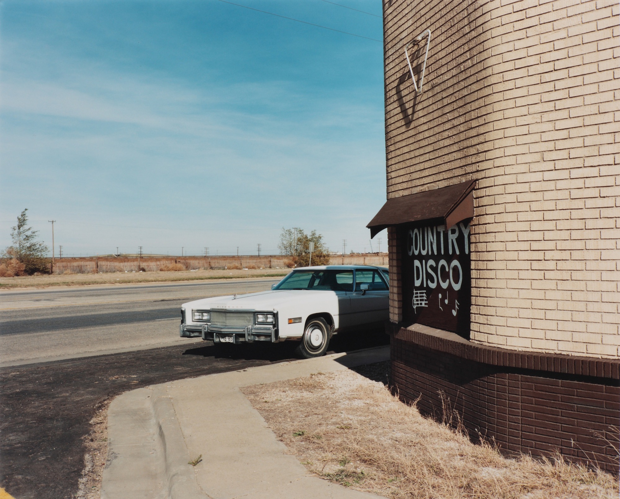 PHOTO: Ft. Worth-Dallas Club, next to the Pantex nuclear weapons plant, Carson County, Texas, 1985.