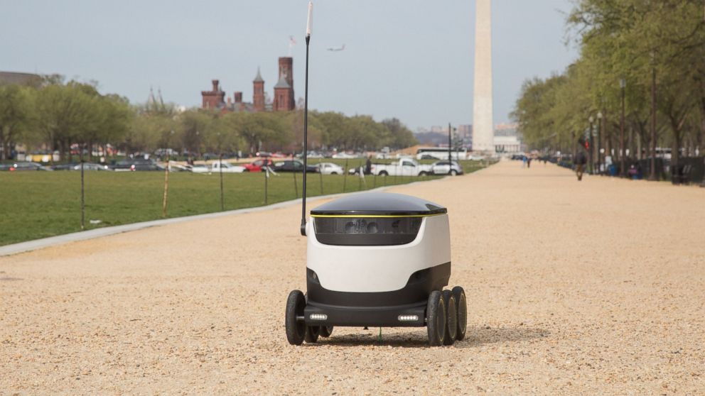 PHOTO: Starship Technology's delivery robot is pictured in this undated photo in Washington.