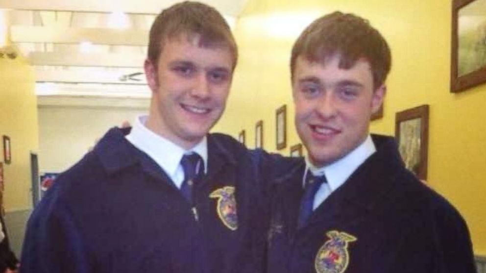 Luke Arnold, left, and Ryan Kodat, right, pictured as Dwight Township High School seniors in 2013.
