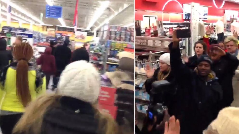 Protesters visited Walmart and Target stores in the St. Louis area, Nov. 27-28, 2014.
