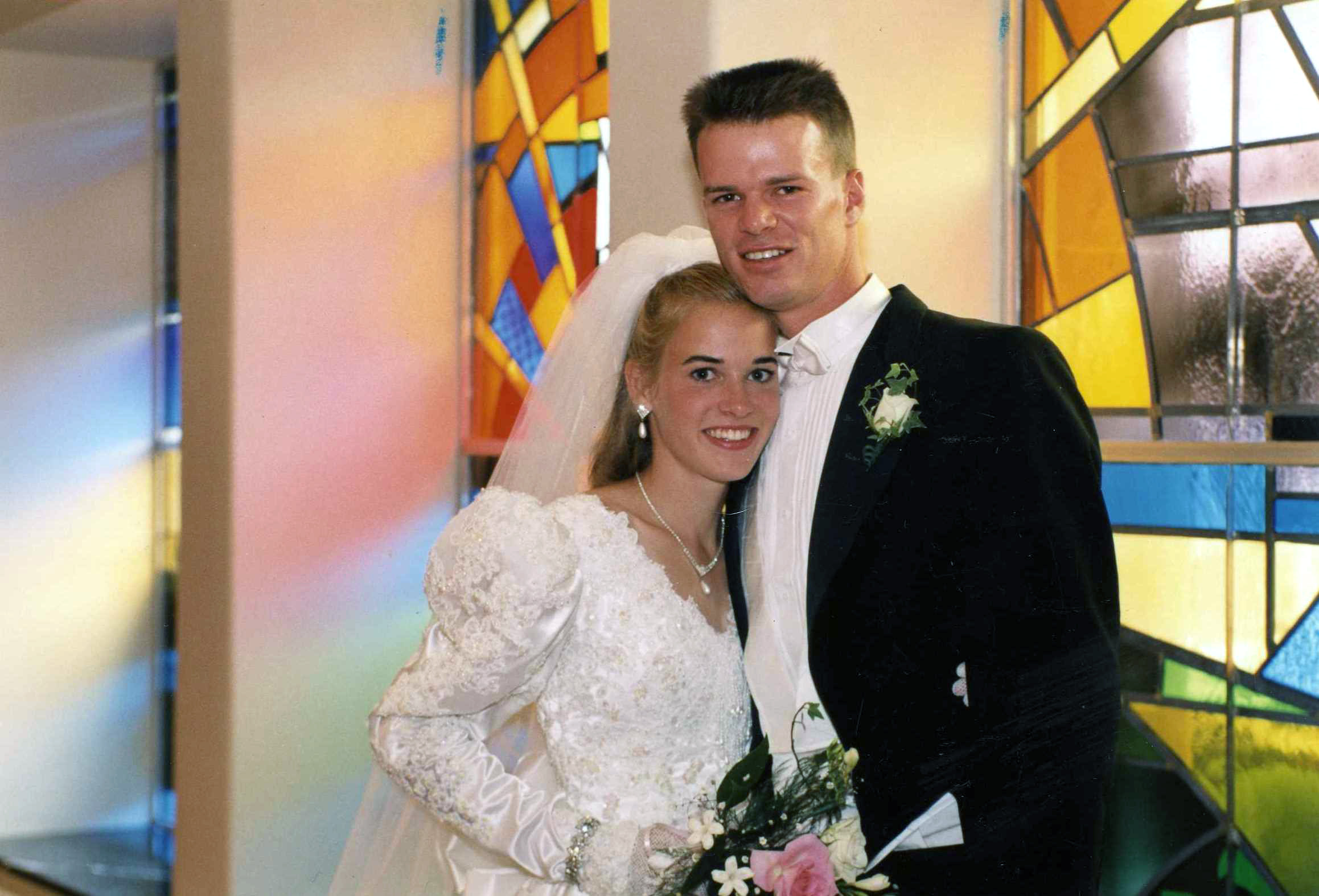PHOTO: Suzy Favor Hamilton and Mark Hamilton were married a week after they graduated from University of Wisconsin-Madison.