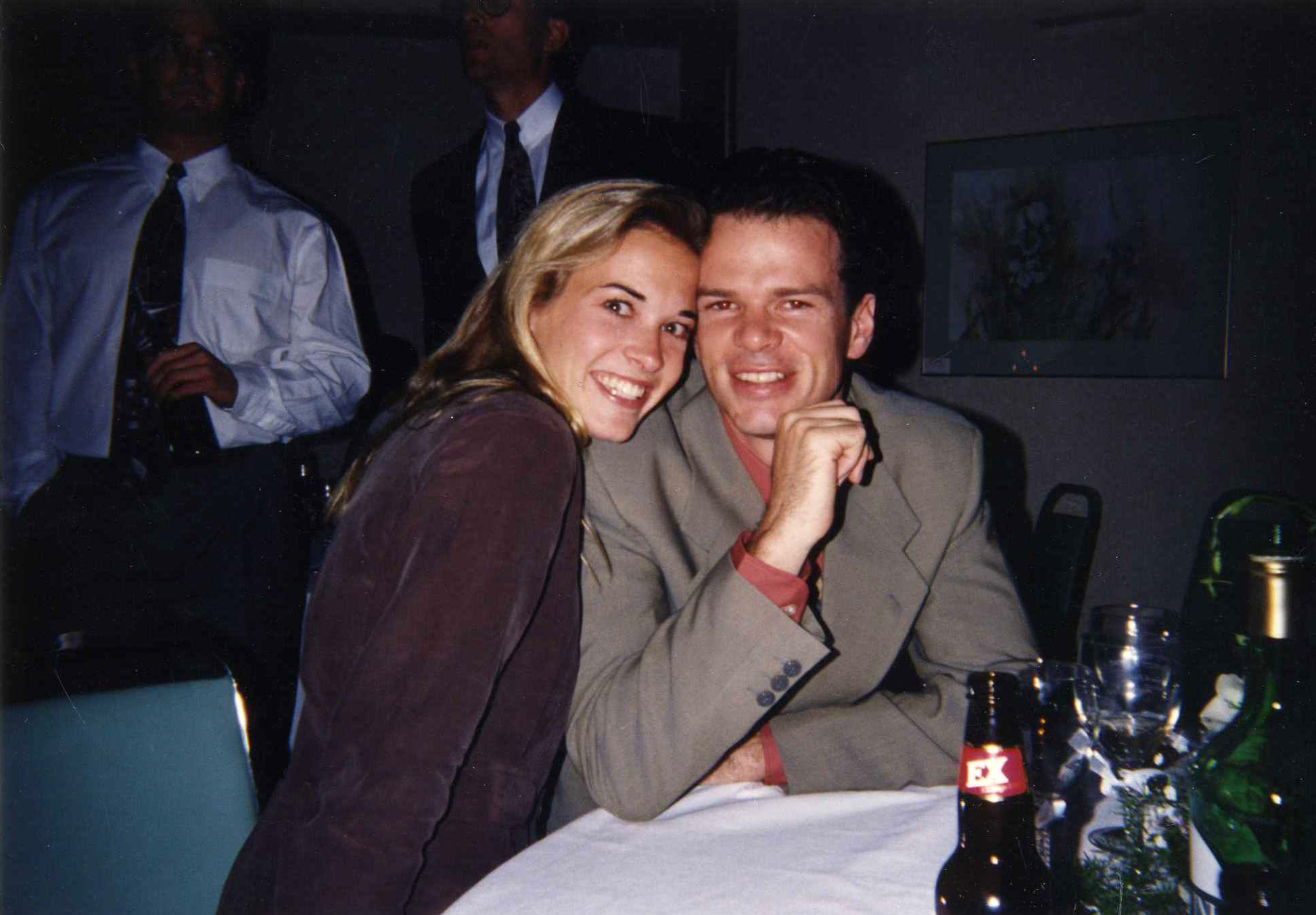 PHOTO: Suzy Favor Hamilton and her husband Mark Hamilton are pictured together in happier times.