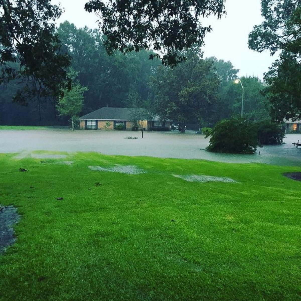 PHOTO: A photo posted on Friday, Aug. 12 2016, shows major flooding in Southeast Louisiana.
