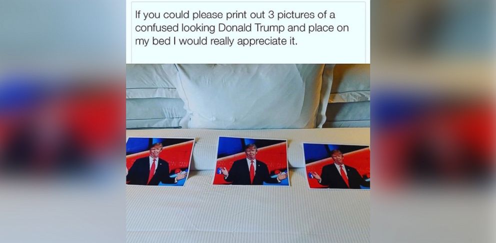 PHOTO: Sean Fitzsimons, a 28-year-old from Denver who travels to Utah every other week for business, said he likes to sometimes make "weird, hilarious" additional hotel requests to make hotel staff laugh. 