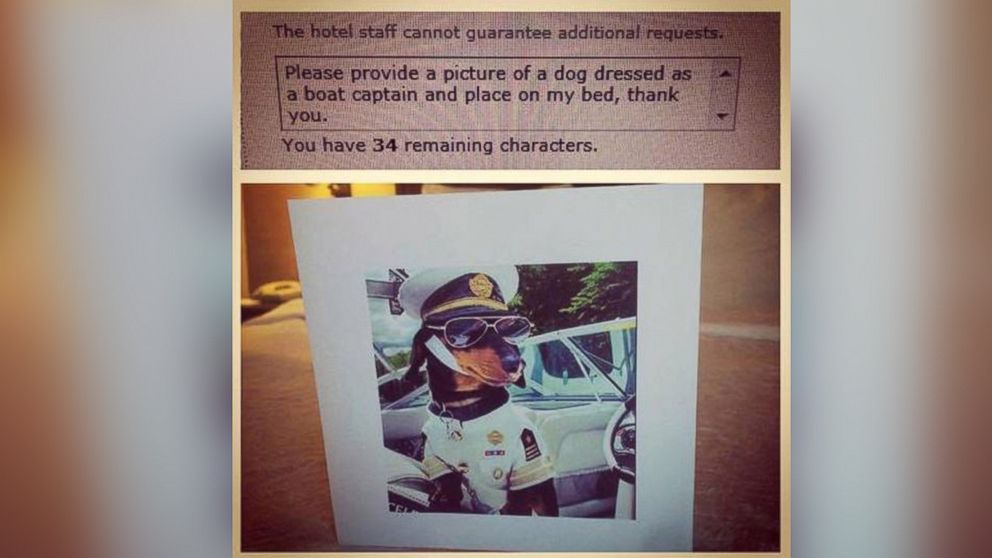 Sean Fitzsimons, a 28-year-old from Denver who travels to Utah every other week for business, said he likes to sometimes make "weird, hilarious" additional hotel requests to make hotel staff laugh. 