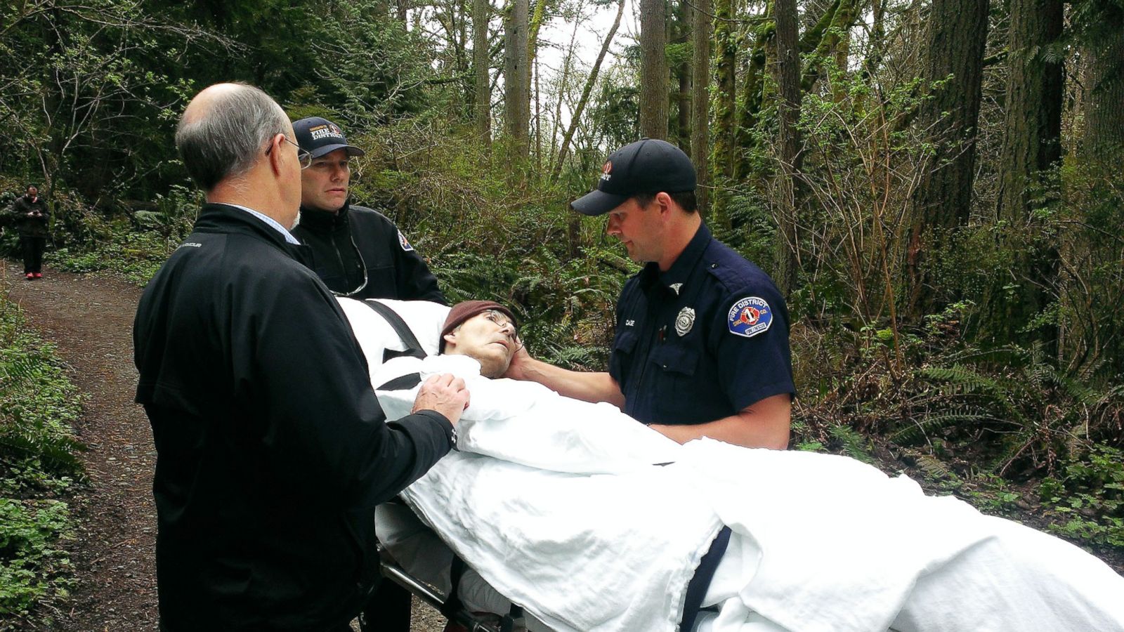 Local firefighters surprise woman with Multiple Sclerosis with an