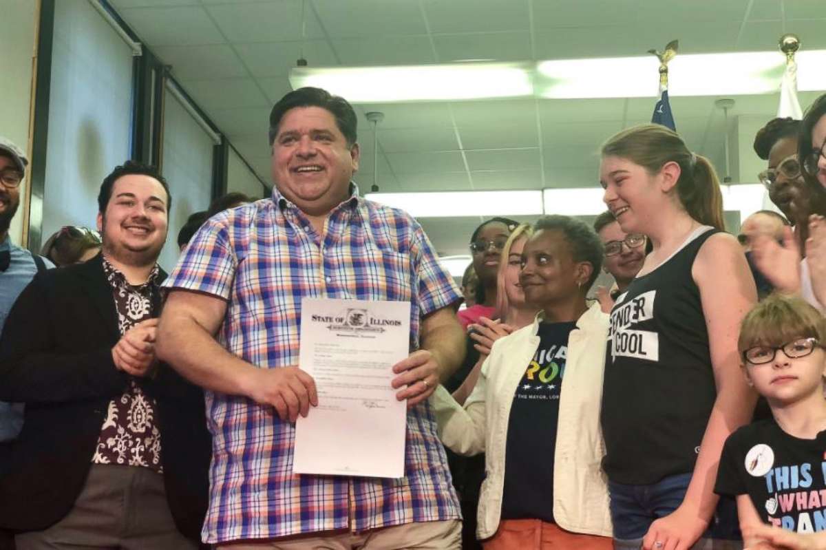 PHOTO: Illinois Governor Jay Pritzker signed an executive order that aims to protect transgender students throughout the state.
