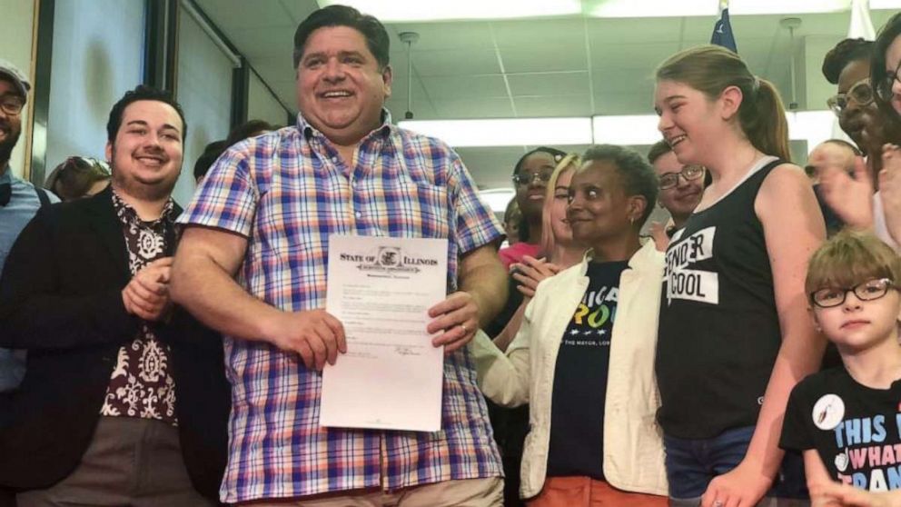 PHOTO: Illinois Governor Jay Pritzker signed an executive order that aims to protect transgender students throughout the state.
