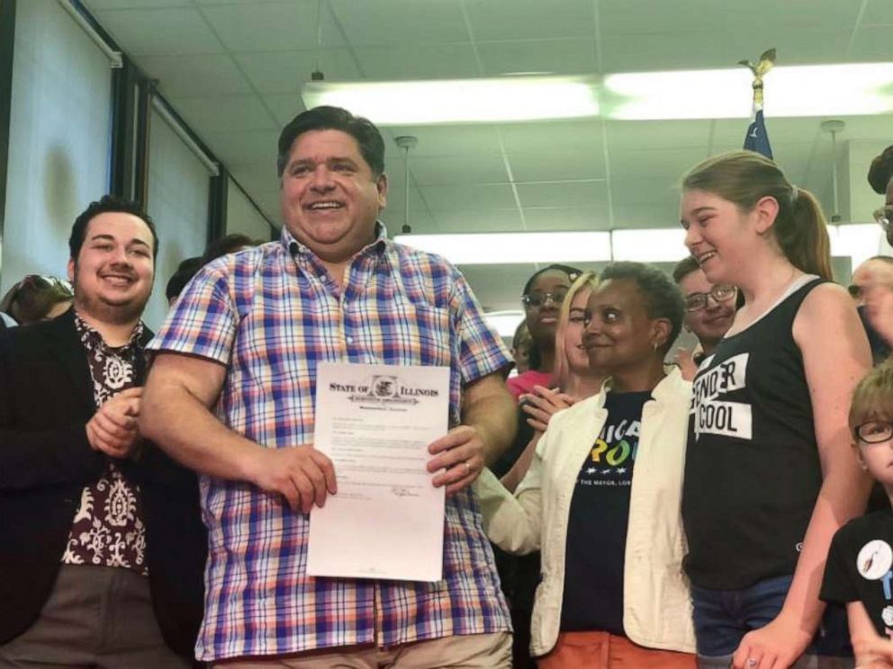 PHOTO: Illinois Governor Jay Pritzker signed an executive order that aims to protect transgender students throughout the state.