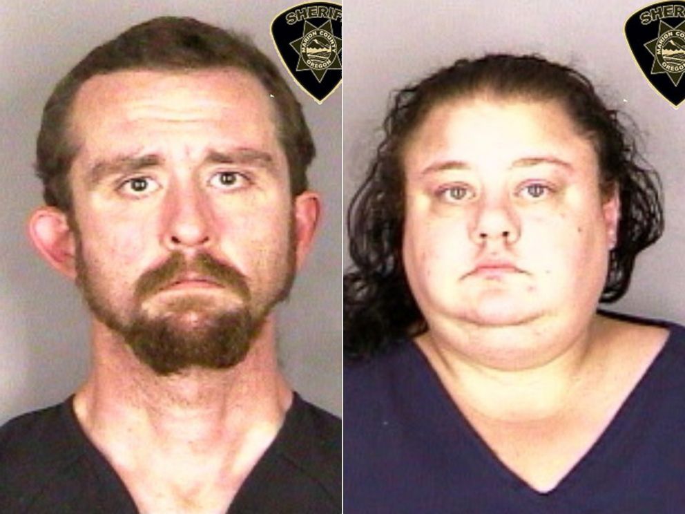 PHOTO: Jestahn Jackson and Tiffany Wicke are pictured here in booking photos released by the Marion County Correctional Facility in Oregon. 