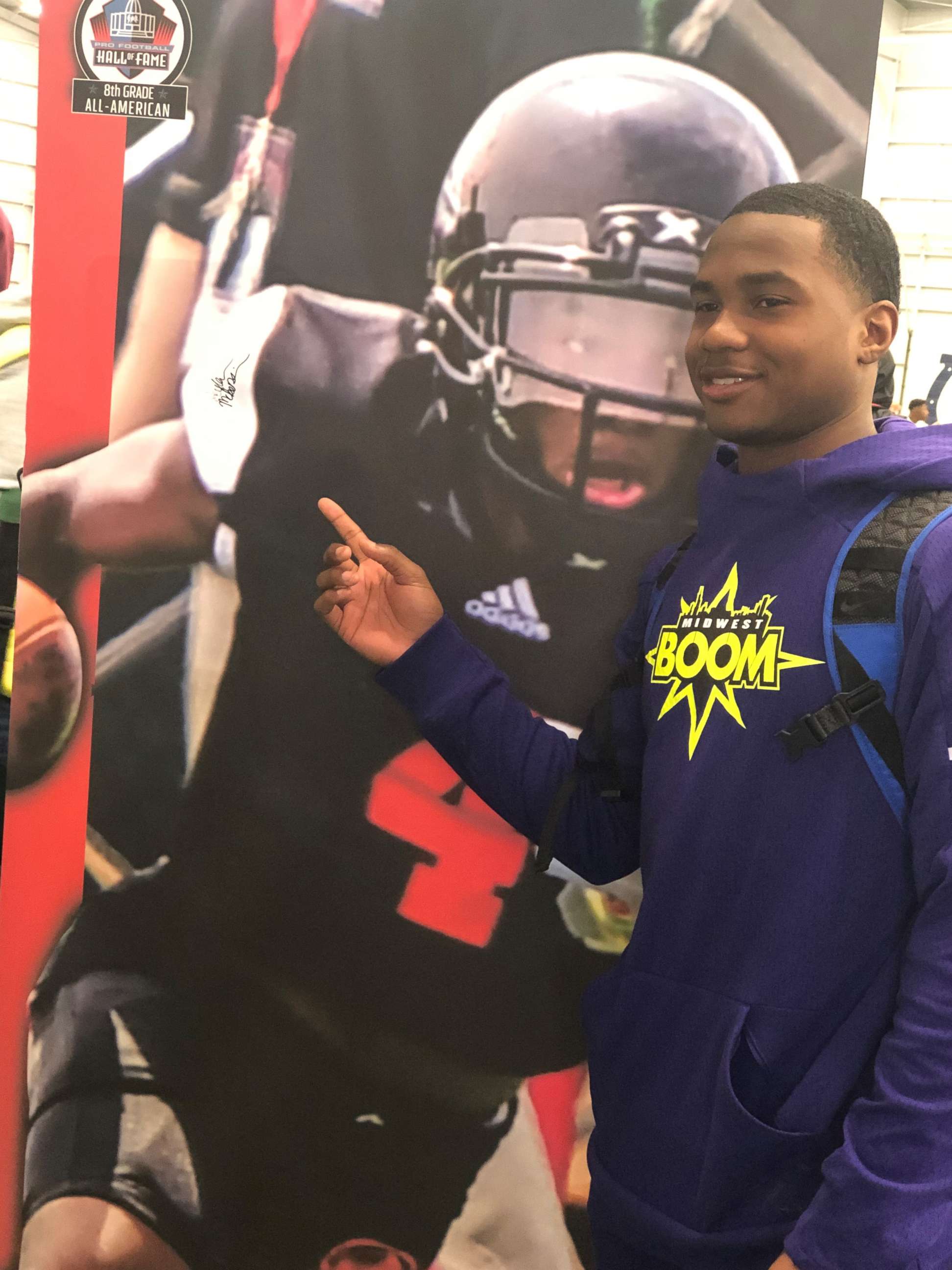 PHOTO: Jaylon McKenzie, a 14-year-old football phenom, was fatally shot outside of a party on Saturday, May 4, 2019.