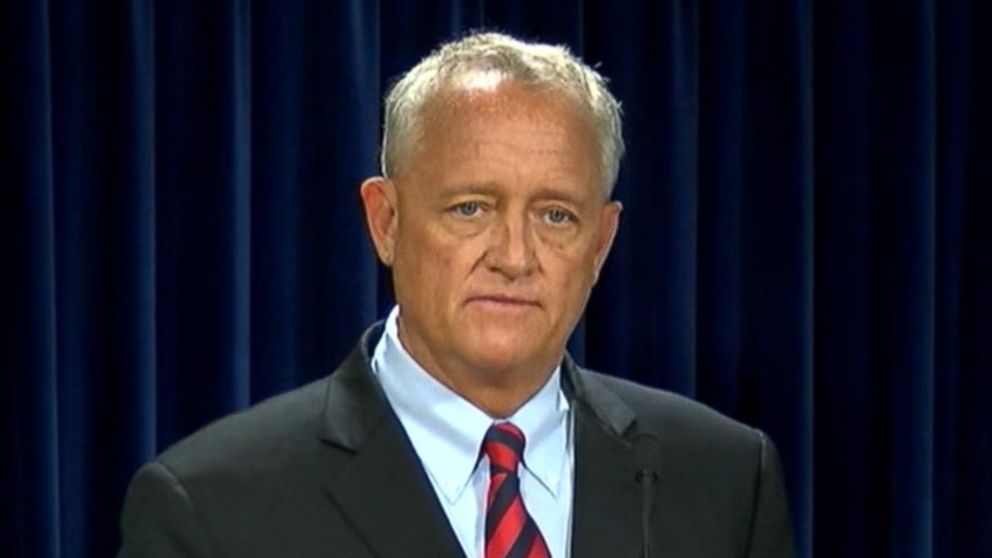 PHOTO: Hamilton County prosecutor, Joseph Deters, at a press conference , July 29, 2015, informing the public that the police officer who killed a man in Cincinnati during a traffic stop will be charged with murder.
