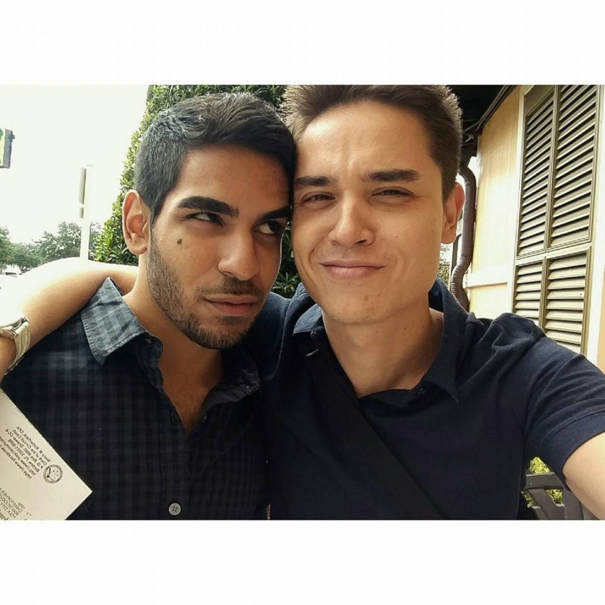PHOTO: This undated photo shows Juan Guerrero and Christophe Leinonen, one of the people killed in the Pulse nightclub in Orlando, Fla., early Sunday, June 12, 2016. 