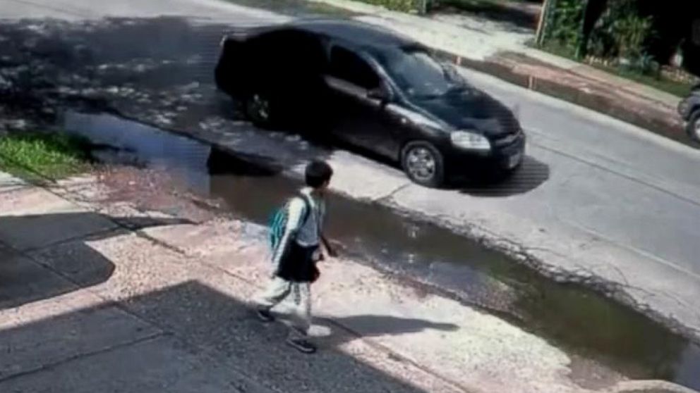 PHOTO: Surveillance cameras captured Josue Flores, 11, a sixth-grader in Houston, Texas, walking home from school moments before he was brutally stabbed to death. Police are looking for his killer. 