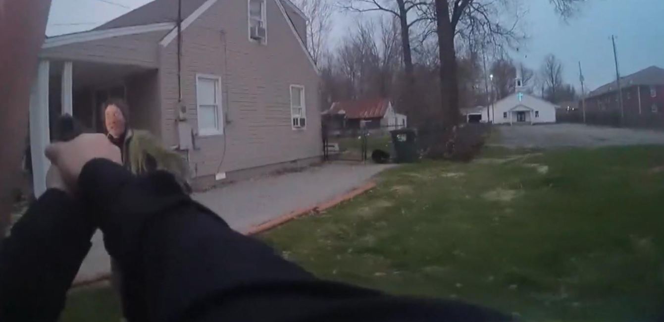 PHOTO: The Louisville Metro Police Department releases body camera footage showing the moments before two officers shot and killed 45-year-old Russell Bowman.
