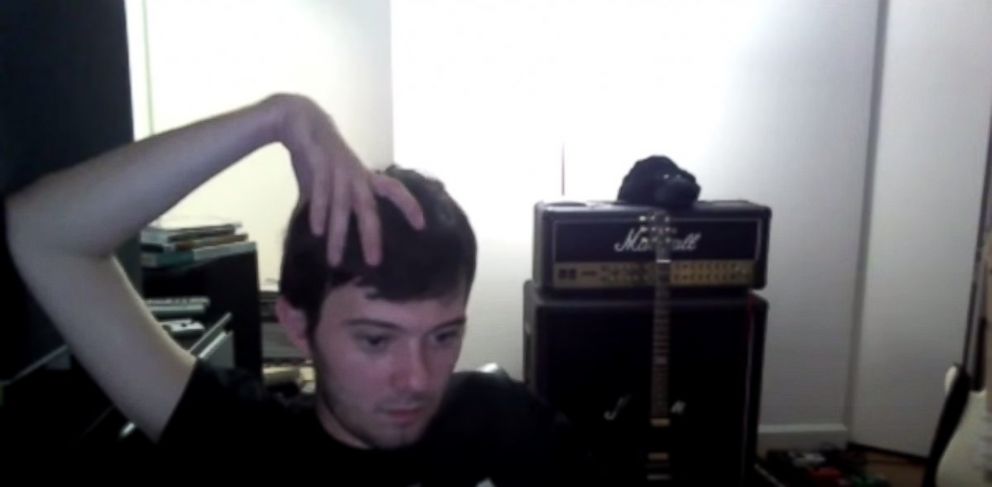 PHOTO: Martin Shkreli posted the video "Martin Shkreli Arrested – Arrest Call" to YouTube on Dec. 17, 2015.