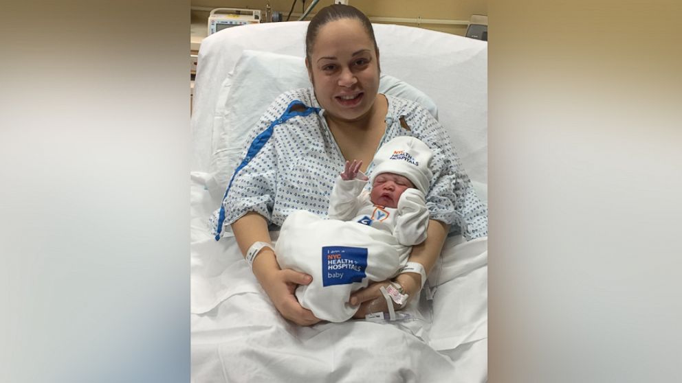 PHOTO: The City's public health system welcomed its first baby of 2016, a baby boy named Zayden Noel, weighing in at 7lbs. 1oz., at exactly midnight at NYC Health and Hospitals in Coney Island, New York. 