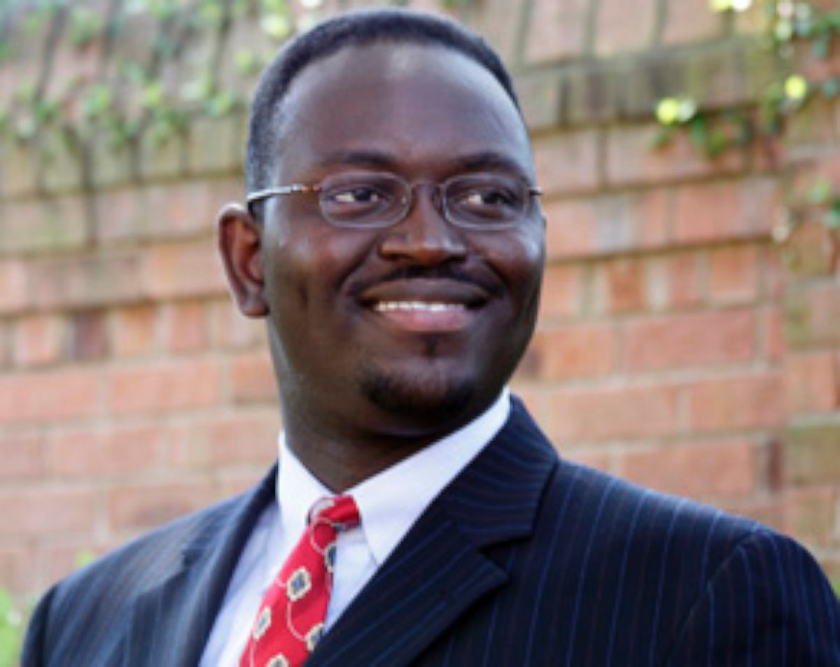 Rev. Clementa Pinckney is seen in this image from the Emanuel African Methodist Episcopal Church in Charleston, South Carolina.