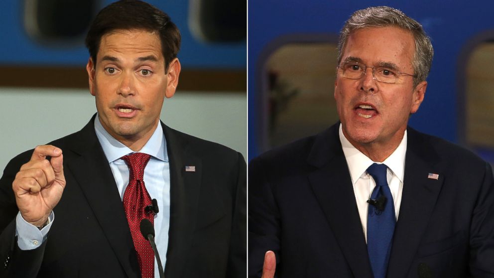 Jeb Bush And Marco Rubio The Frenemies Of 2016 Abc News