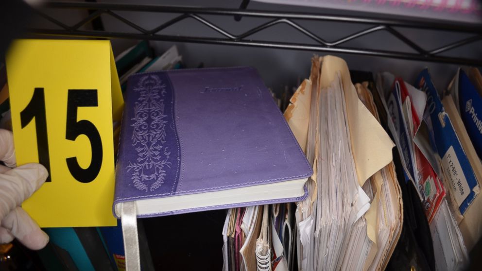PHOTO: Rachel Staudte's journal is pictured in this police evidence photo.