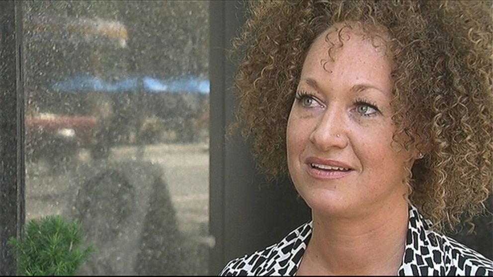 PHOTO: Rachel Dolezal, a Spokane, Washington civil rights advocate, appears in an interview with ABC affiliate KXLY, June 10, 2015.
