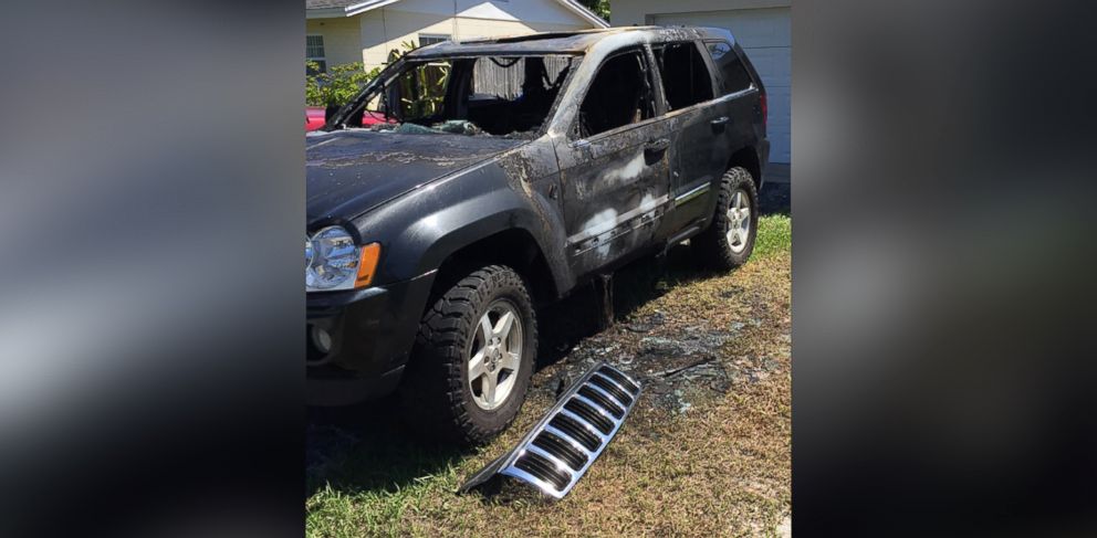 PHOTO:The St. Petersburg Fire Rescue in Florida is investigating a vehicle fire that happened on Sept. 5, 2016, according to the department's public information officer, Lt. Steve Lawrence.