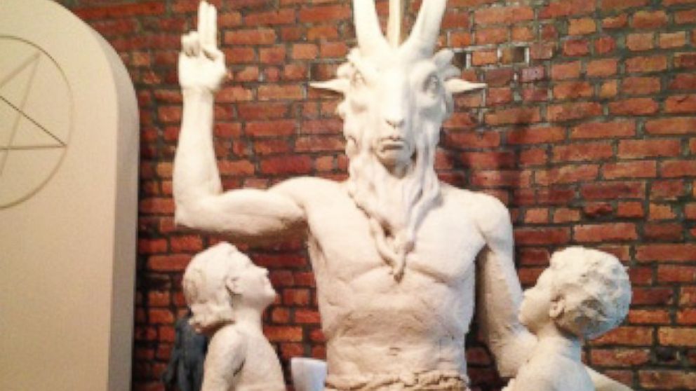 PHOTO: The New York-based Satanic Temple plans to erect this statue of Satan on the grounds of the Oklahoma State Capitol in Oklahoma city. 