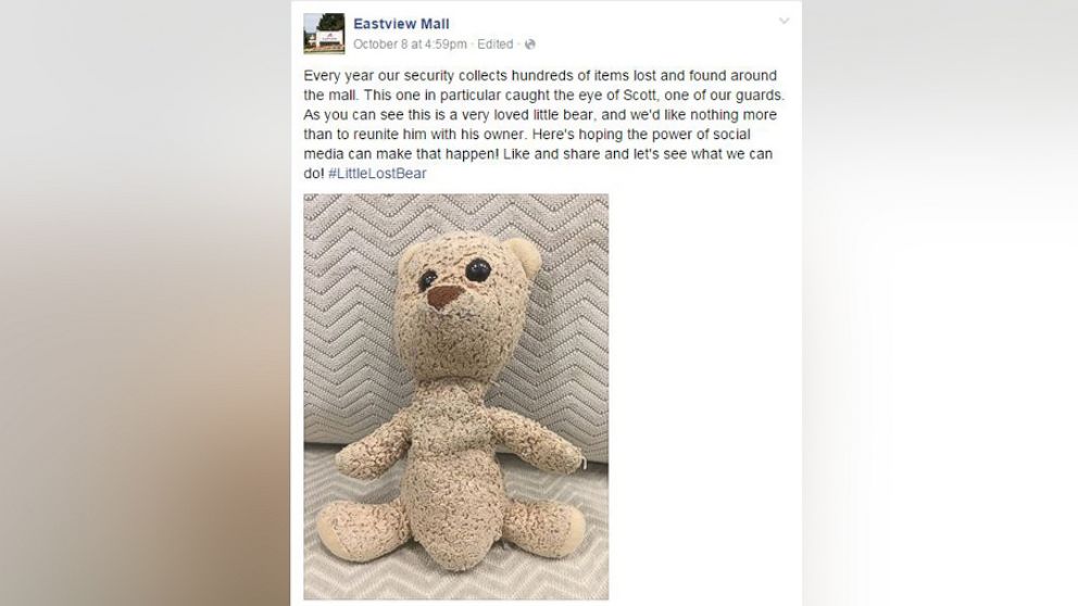 lost teddy bear