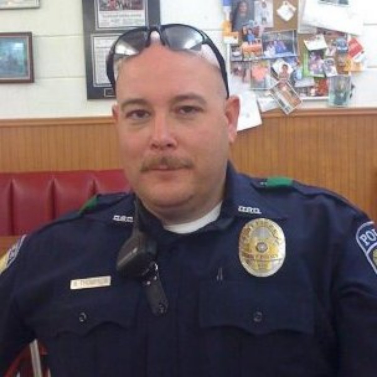 PHOTO: Dallas Area Rapid Transit confirmed officer Brent Thompson, 43, was shot and killed during anti-police brutality protests in downtown Dallas on July, 7th, 2016.