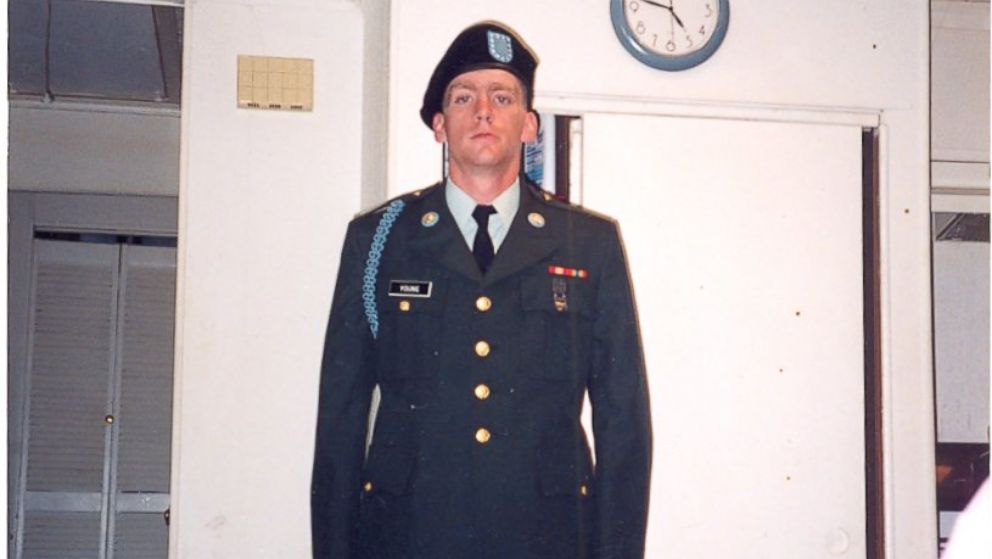 PHOTO: Tomas Young is shown here in uniform in 2003.