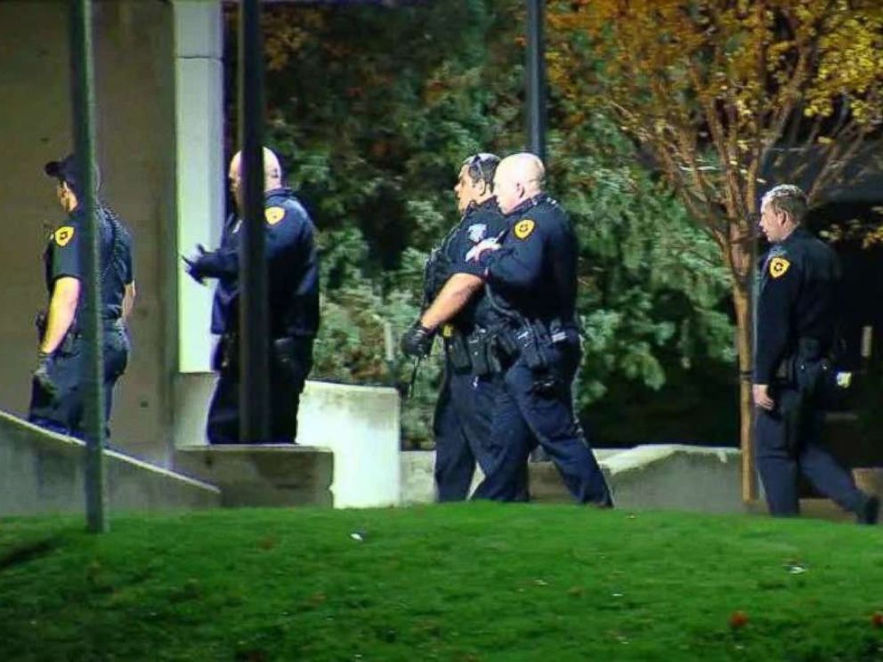 PHOTO: Officers with the Salt Lake City Police Department said a suspect shot himself after he allegedly killed a University of Utah student on Monday, Oct. 23, 2018.