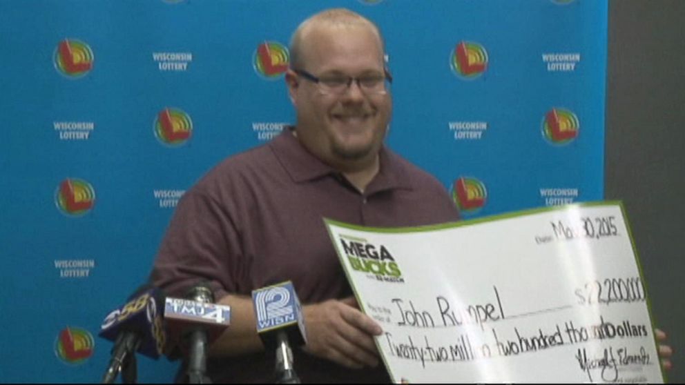 John Rumpel, of Milwaukee, won the Wisconsin lottery.PHOTO: 