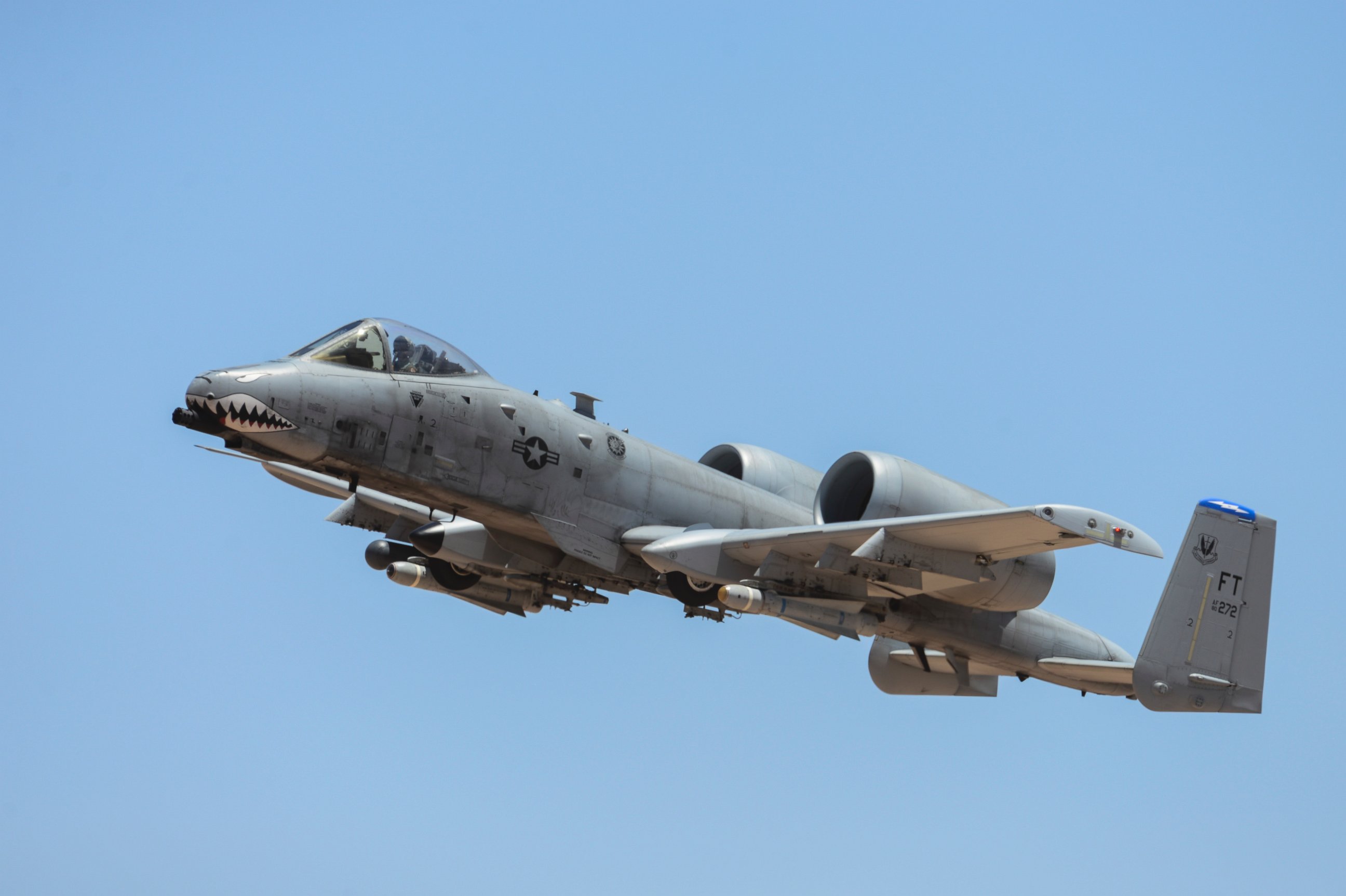 PHOTO: An A-10C Thunderbolt II assigned to the 23rd Fighter Group, Moody AFB, Ga., performs a flying maneuver during the 2016 Hawgsmoke competition at Barry M. Goldwater Range, Arizona, June 2, 2016.