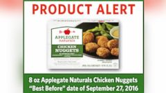 nuggets chicken contamination recalled plastic possible