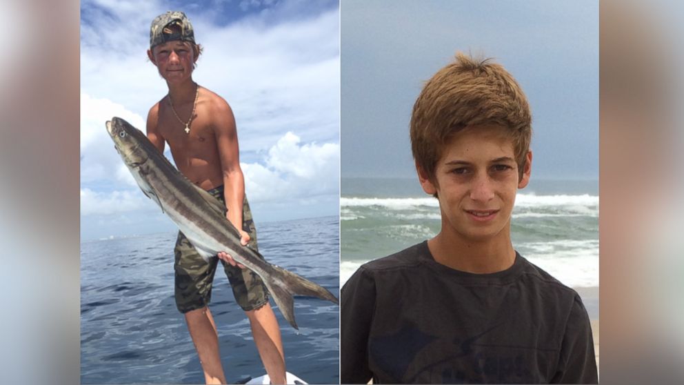 U.S. Coast Guard released these photos of two missing boys (L-R) Austin Stephanos, 14, and Perry Cohen, 14.
